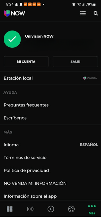 Evidencia 2 Inicio Sesión Univisión
