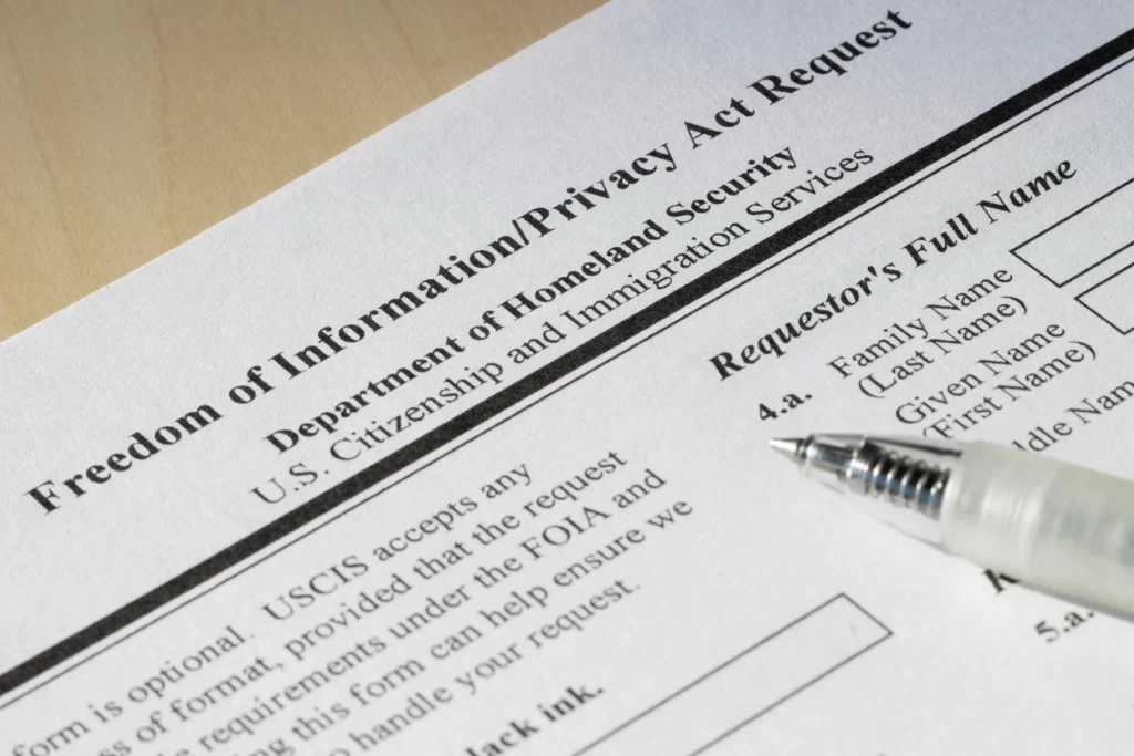 FOIA request form